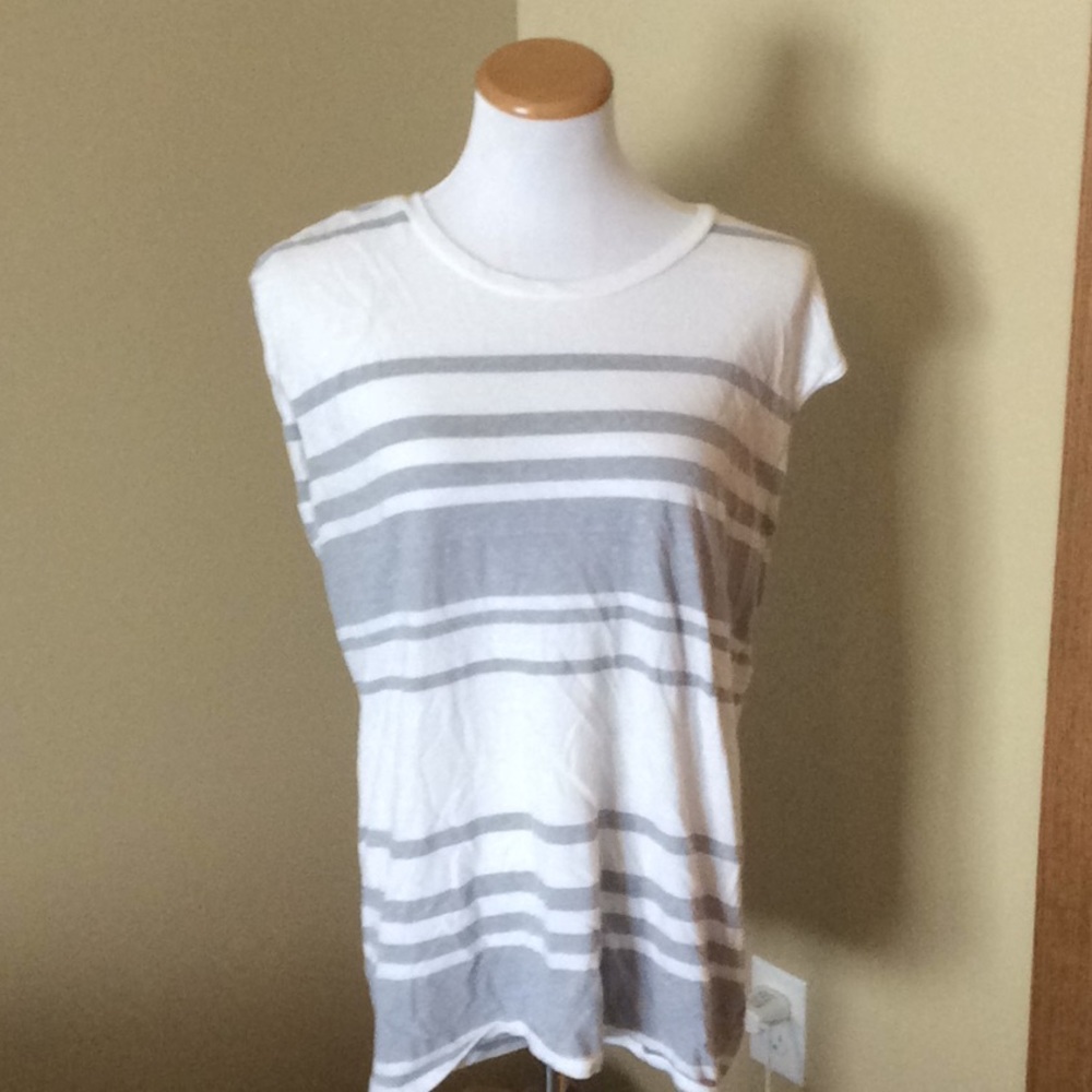 Grey and white Gap Tunic T in Large Tall